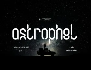 Astrophel font