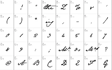 Jane Austen Signature Free font