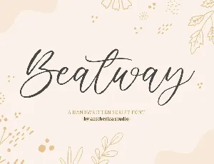 Beatway font