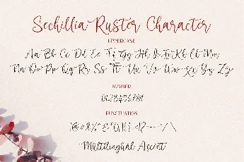 Sechillia Ruster font