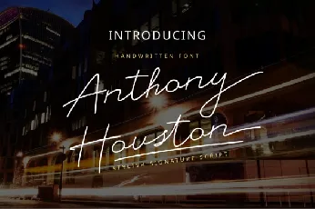 Anthony_Houston font