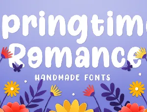 Springtime Romance font