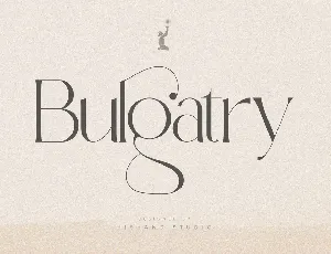 Bulgatry font