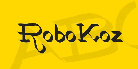 RoboKoz font