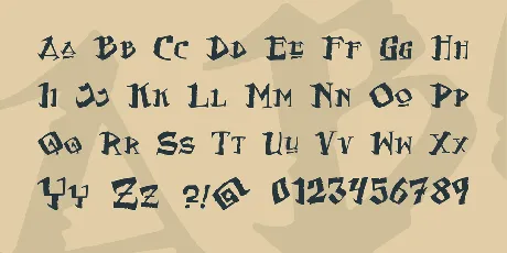 Flat Earth Scribe font