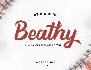 Beathy Brush Script font