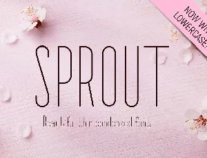 Sprout font