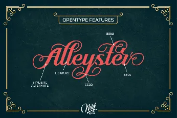 Alleyster font