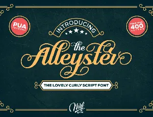 Alleyster font