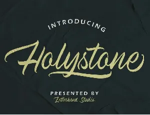 Holystone font