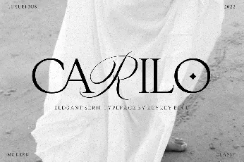 Carilo font