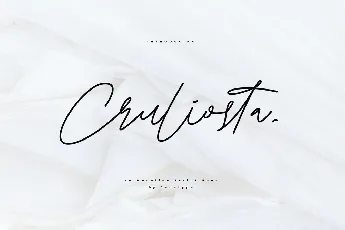 Cruliosta font