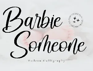 Barbie SomeOne font