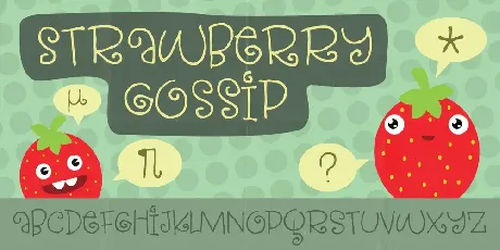 Strawberry Gossip DEMO font