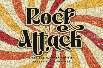 Rock Attack - Personal use font