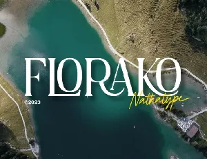 Florako font