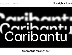 Caribantu font