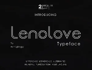 Lenolove font