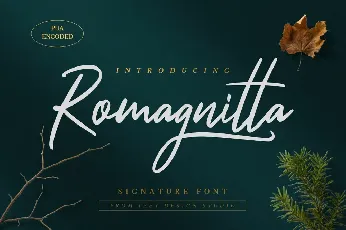 Romagnitta font