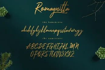 Romagnitta font