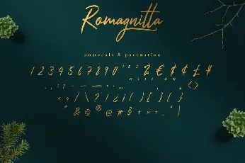 Romagnitta font