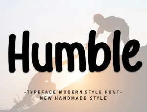 Humble Display font