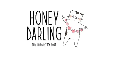 Honey Darling font