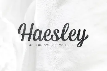 Haesley font