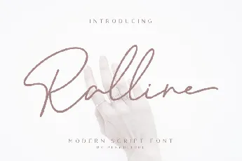 Ralline Handwritten font