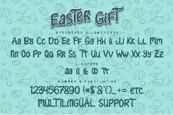 Easter Gift font