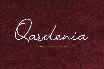 Qardenia font