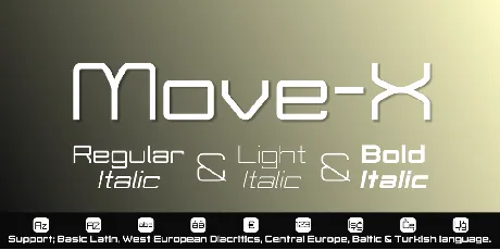 Move-X font