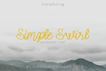 Simple Swirl font