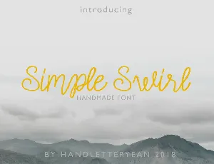 Simple Swirl font