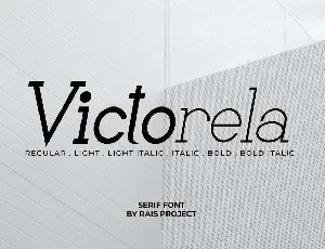 Victorela font