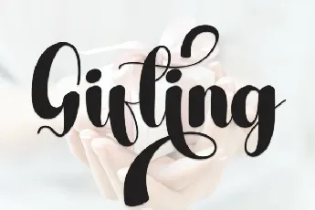 Gifting Script font