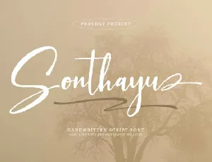 Sonthayu font