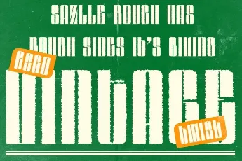 Sazzle Rough font