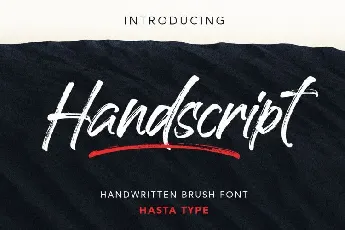 Handscript Brush font