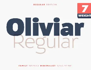 Oliviar font