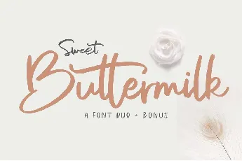 Sweet Buttermilk font