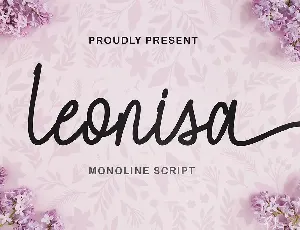 Leonisa font