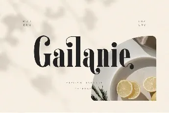 Gailanie font