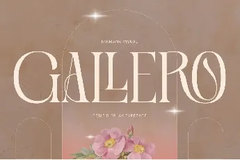 Gallero Vintage - Demo Version font