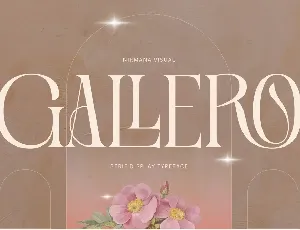 Gallero Vintage - Demo Version font