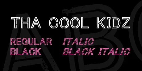 Tha Cool Kidz font