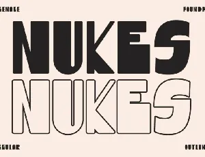 Nukes font