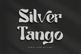 Tango Silver font