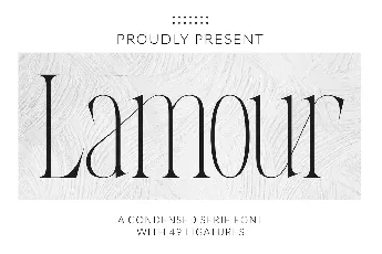 Lamour font