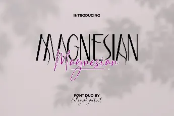 Magnesian font